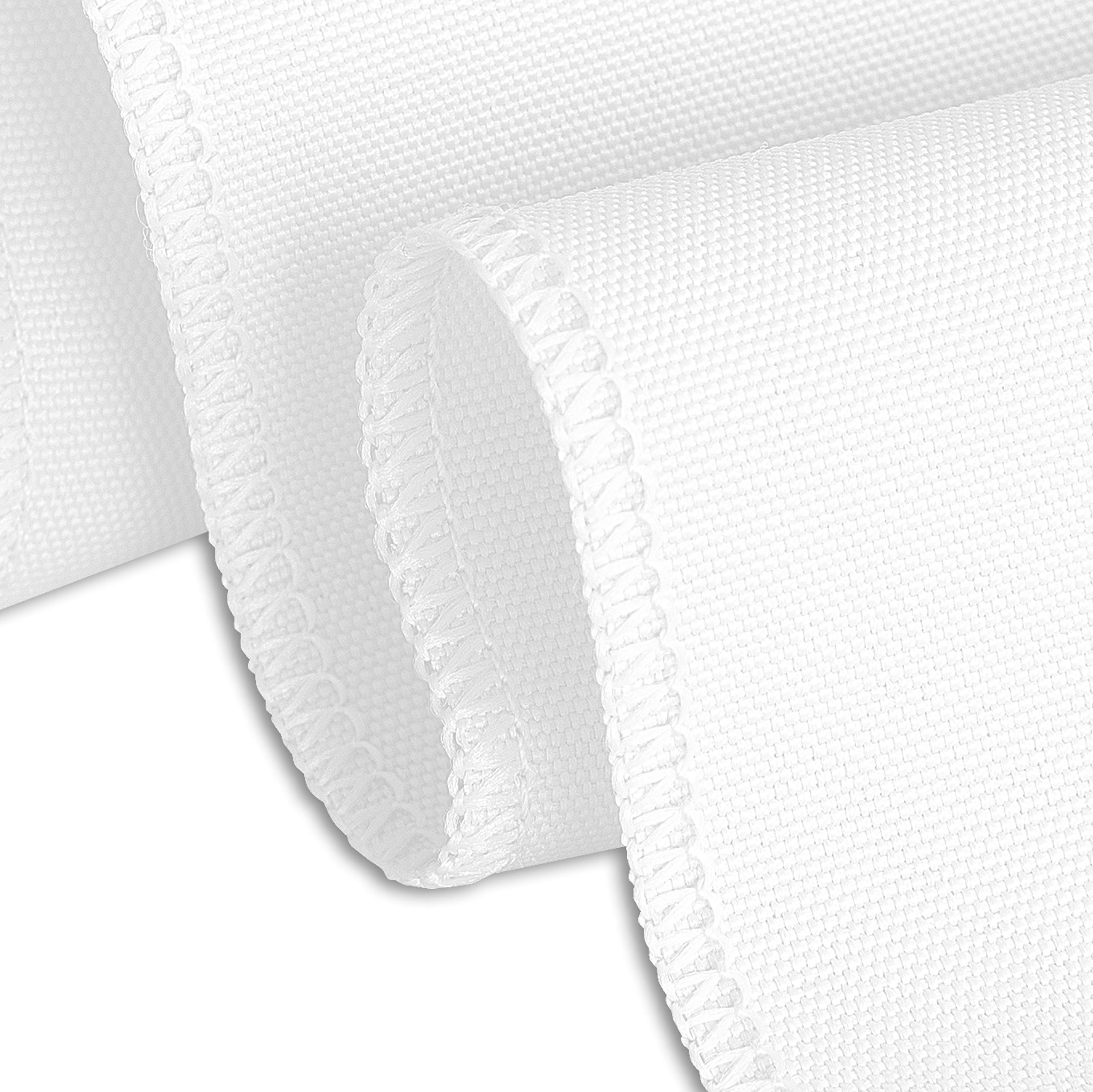 LinenTablecloth 90 x 132-Inch Rectangular Polyester Tablecloth White