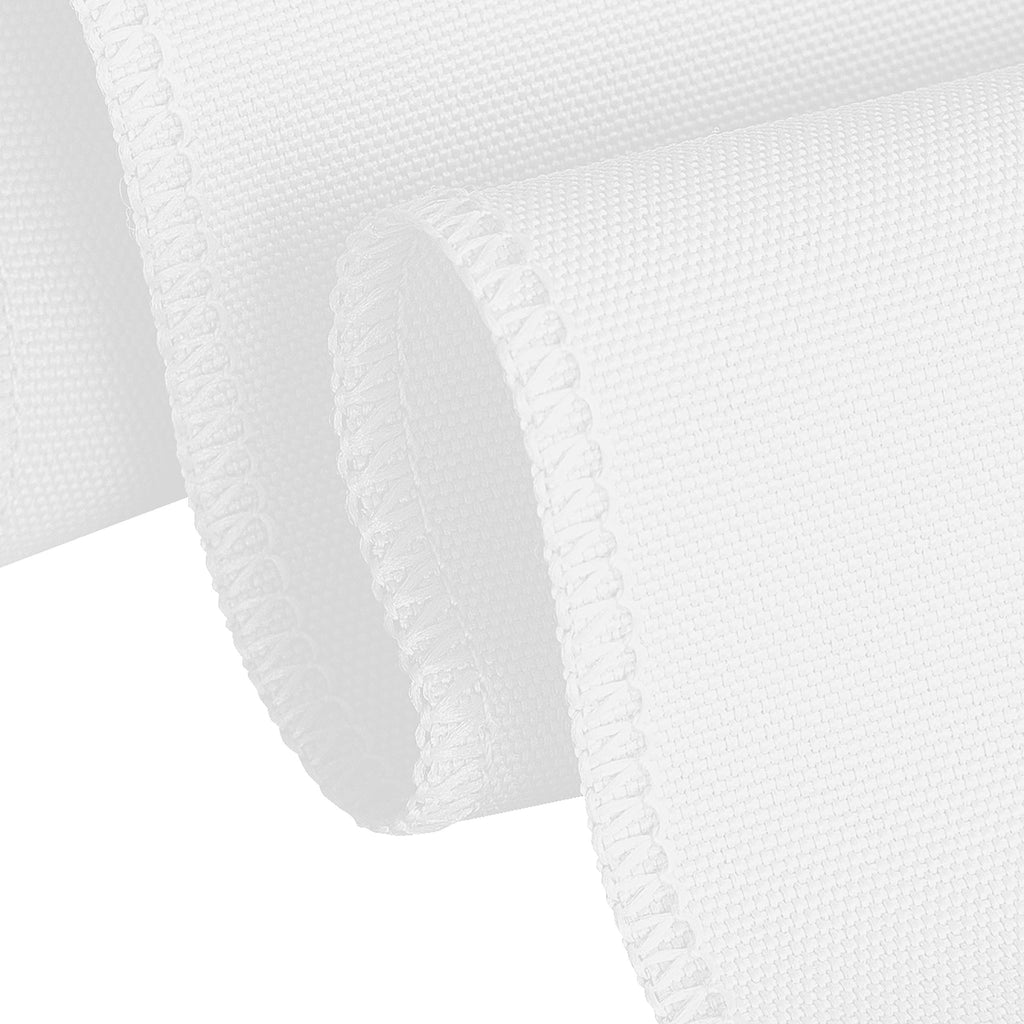 LinenTablecloth 90 x 132-Inch Rectangular Polyester Tablecloth White