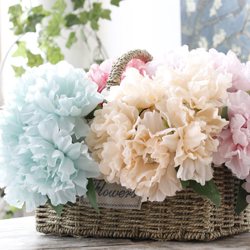 Peony Wedding Bouquets Artificial Flowers For Home Decoration