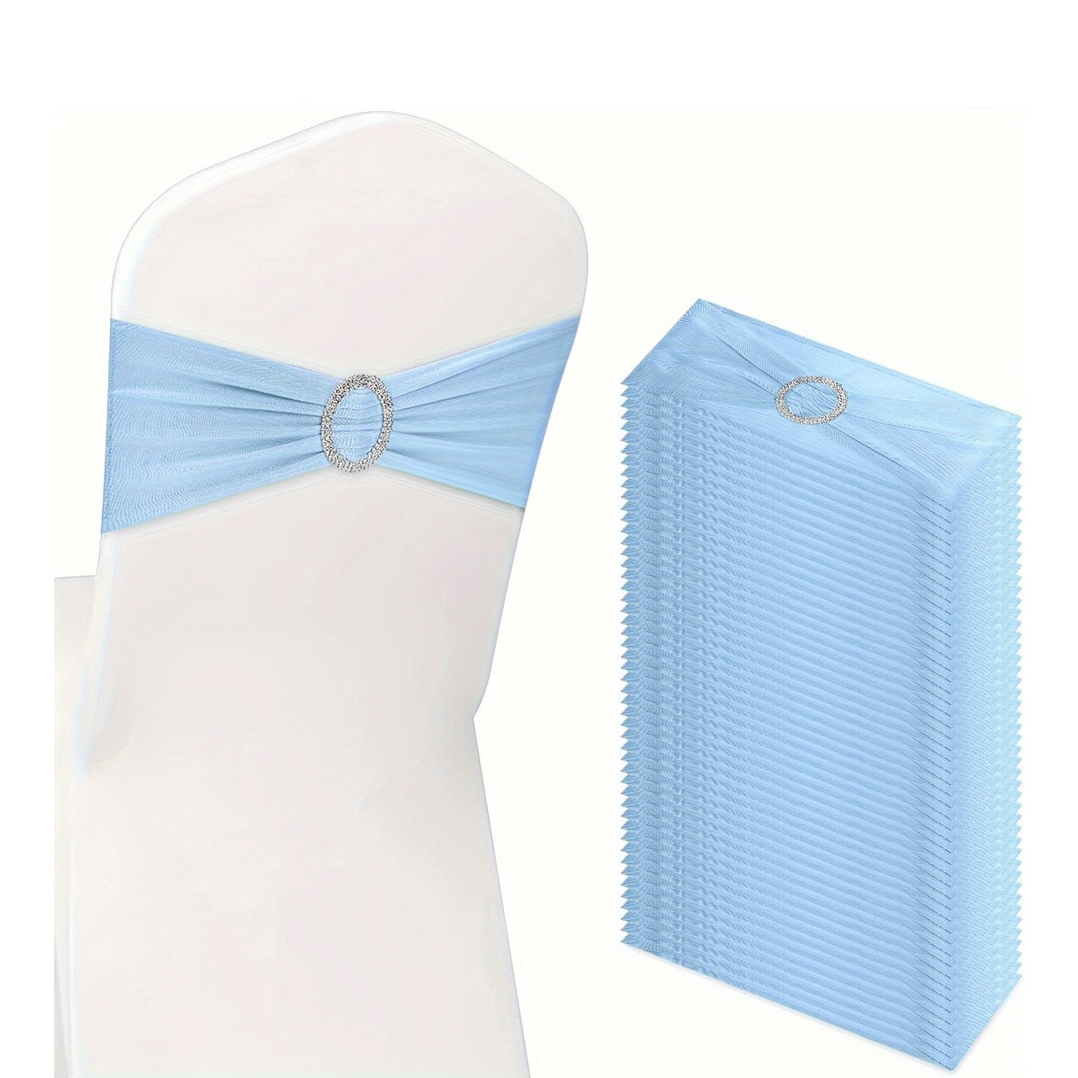 60-Piece Spandex Elastic Chair Sash with Butterfly Knot for Wedding Reception - Universal Stretch Chair Covers with Buckle Slider, Suitable for Banquet, Party, Hotel Event Decorations in Deep Pink, Ideal for Decorating Gradua