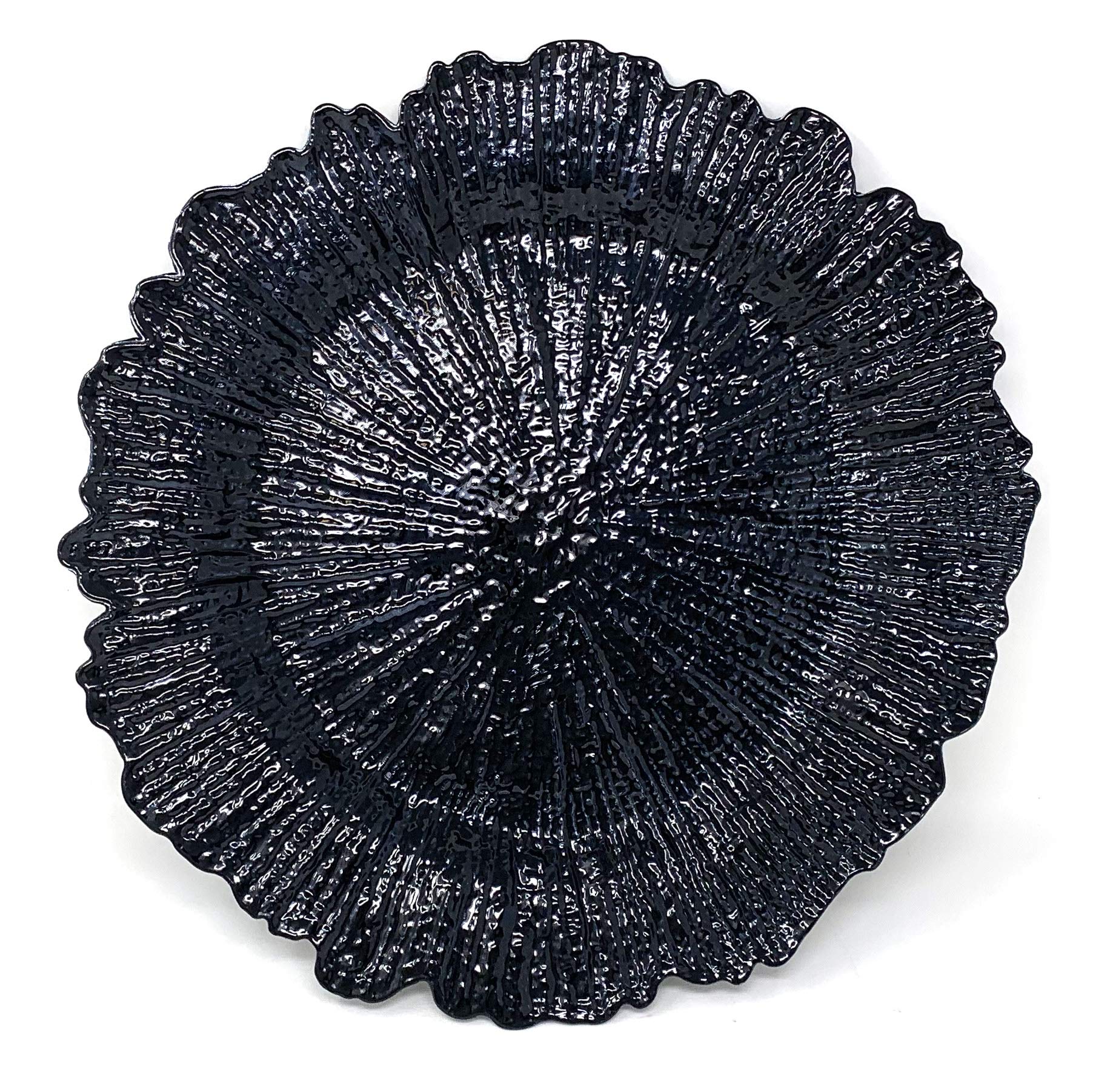 Allgala 13-Inch 6-Pack Heavy Quality Round Charger Plates-Reef Gold-HD80331