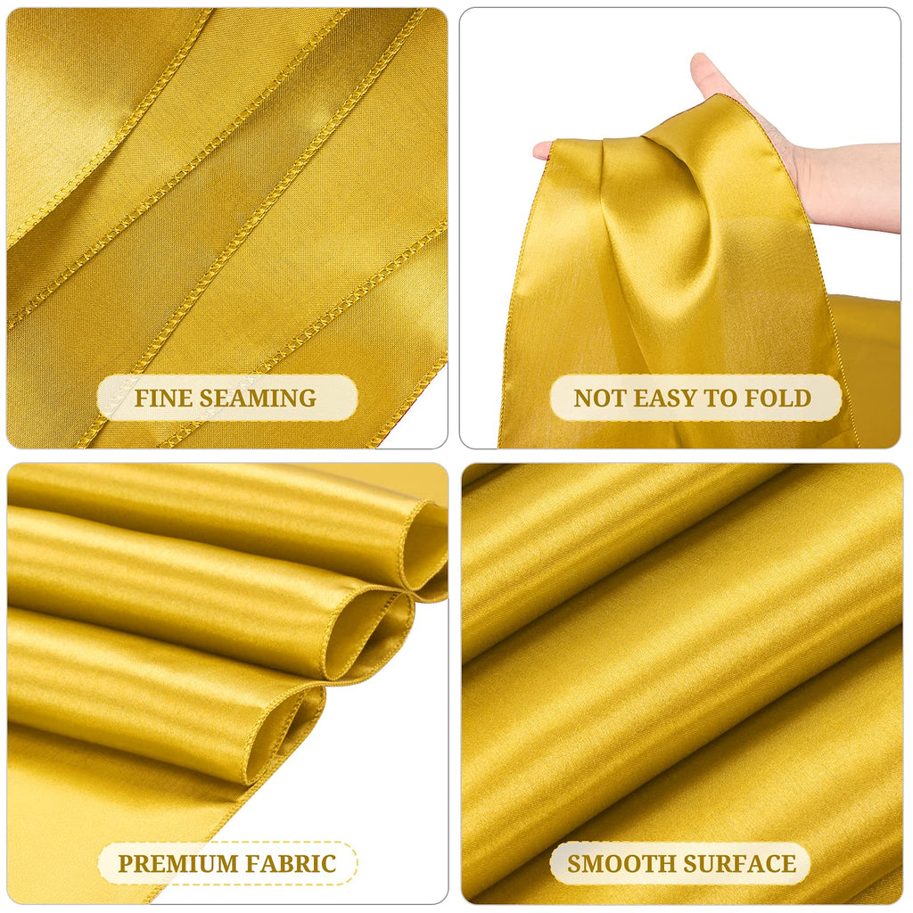 Pesonlook 15 Pack Royal Blue Table Runners 12 x 108 Inch Long for Rectangle Round Tables, Satin Table Runner for Wedding, Birthday Party Banquets Graduation Engagements Decoration