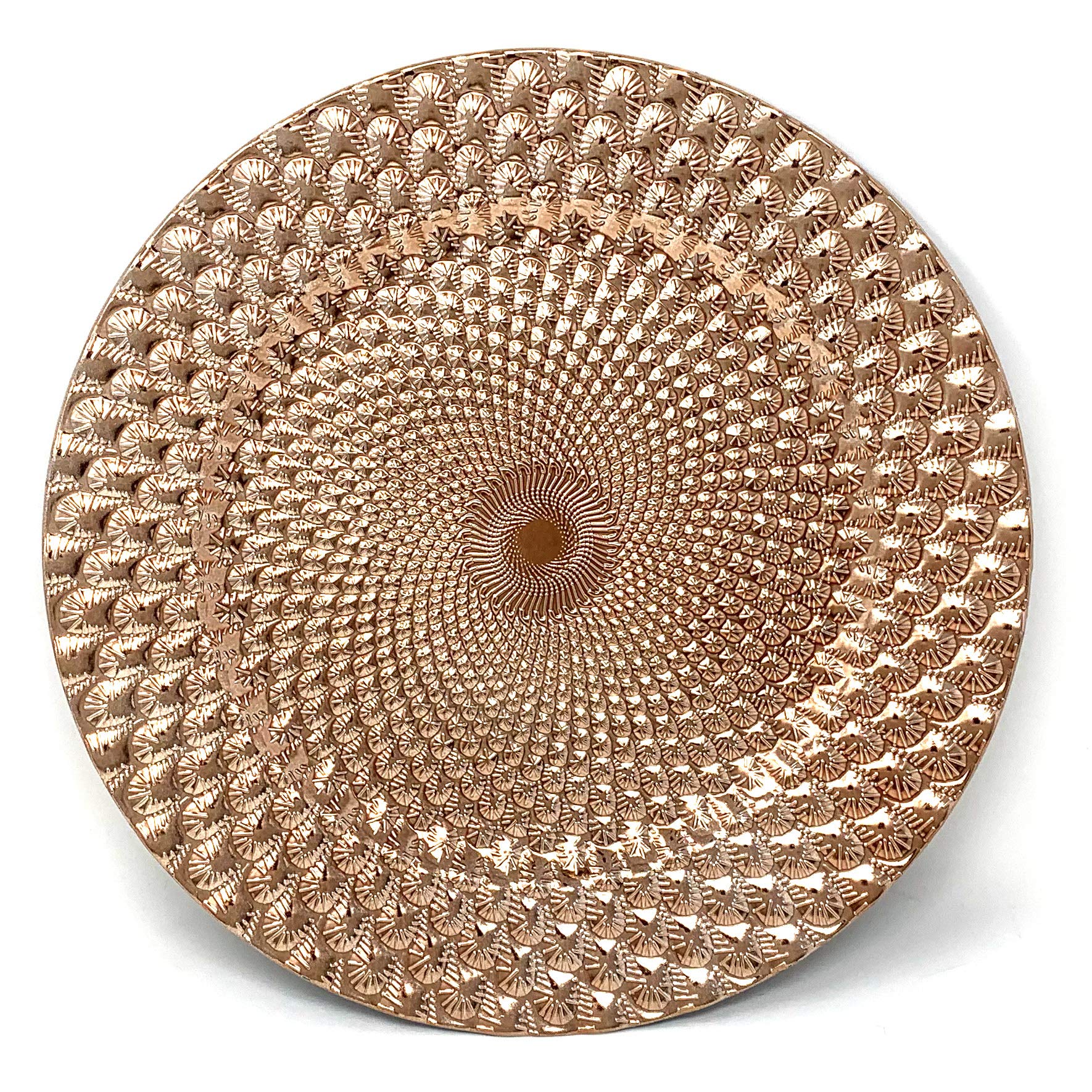 Allgala 13-Inch 6-Pack Heavy Quality Round Charger Plates-Reef Gold-HD80331