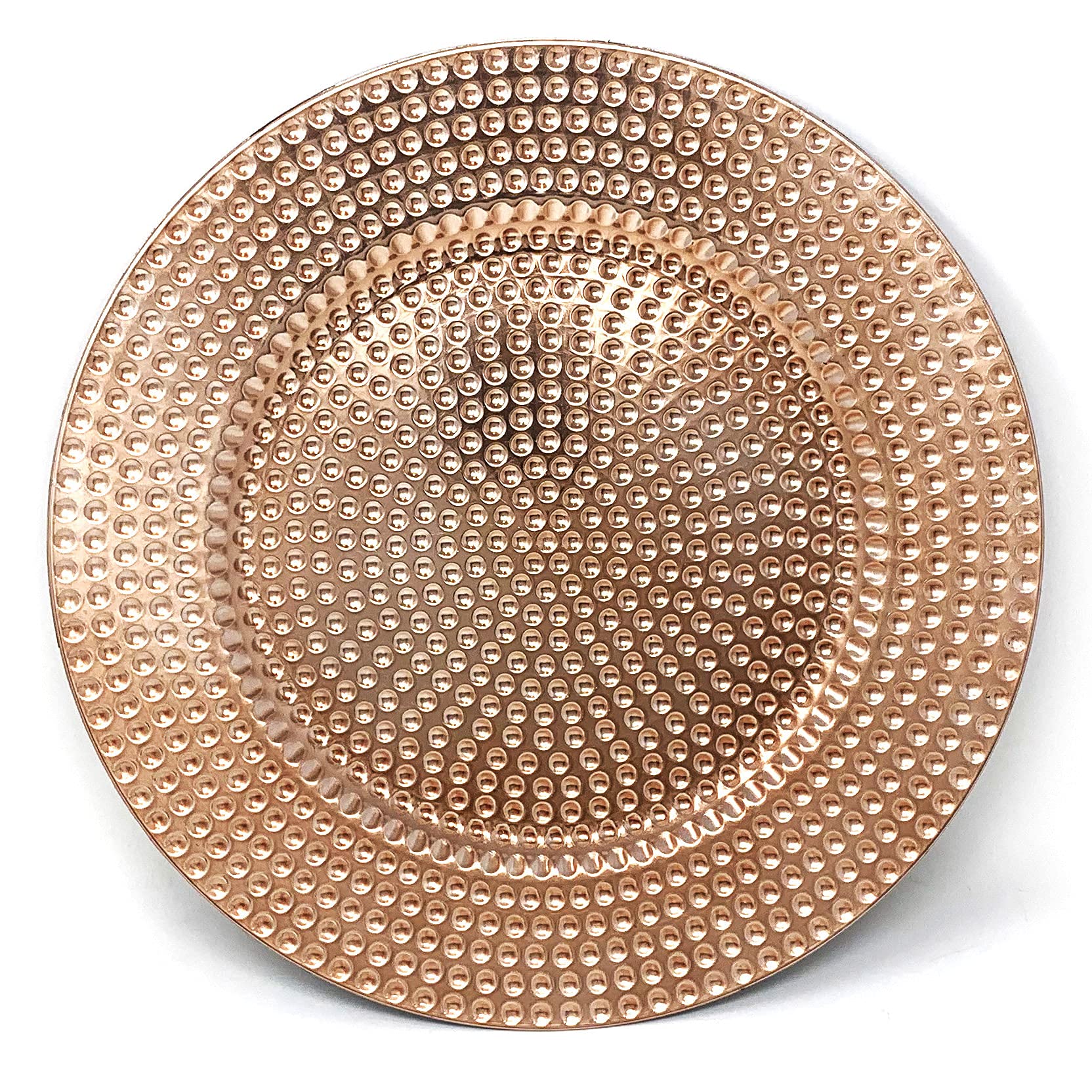 Allgala 13-Inch 6-Pack Heavy Quality Round Charger Plates-Reef Gold-HD80331