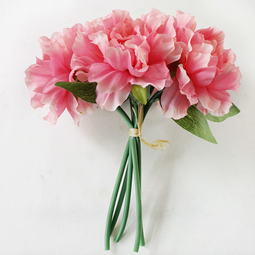 Peony Wedding Bouquets Artificial Flowers For Home Decoration