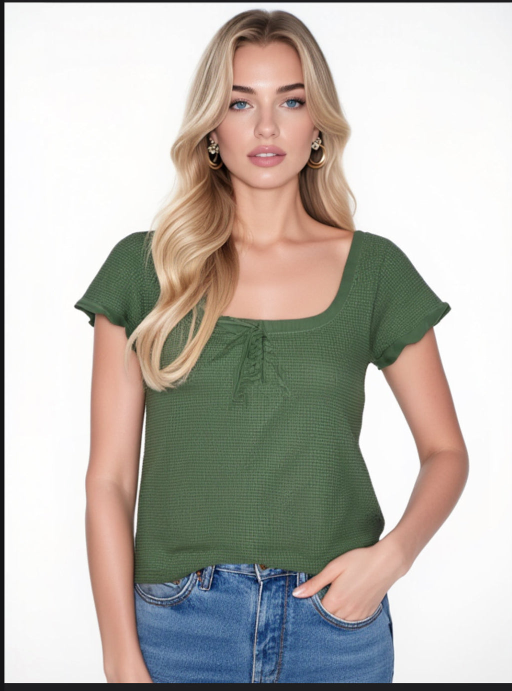 Second-Hand Tayamek Anamera Green Top – Size S/P