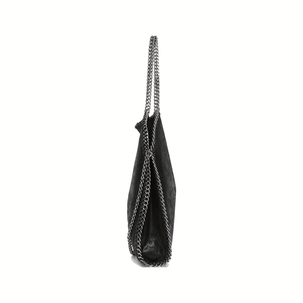 [Soft Faux Leather Chain Bag] Ultra-Soft Faux Leather Women's Handbag - Stylish and Simple Chain Bag with Shoulder Strap - Perfect for Valentine's Day Gift