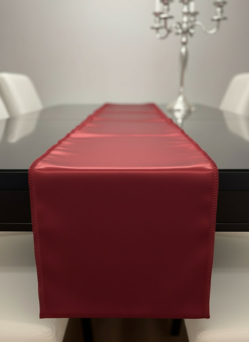 Satin Table Runner – 12 x 108 in | Tayamek Anamera Rental