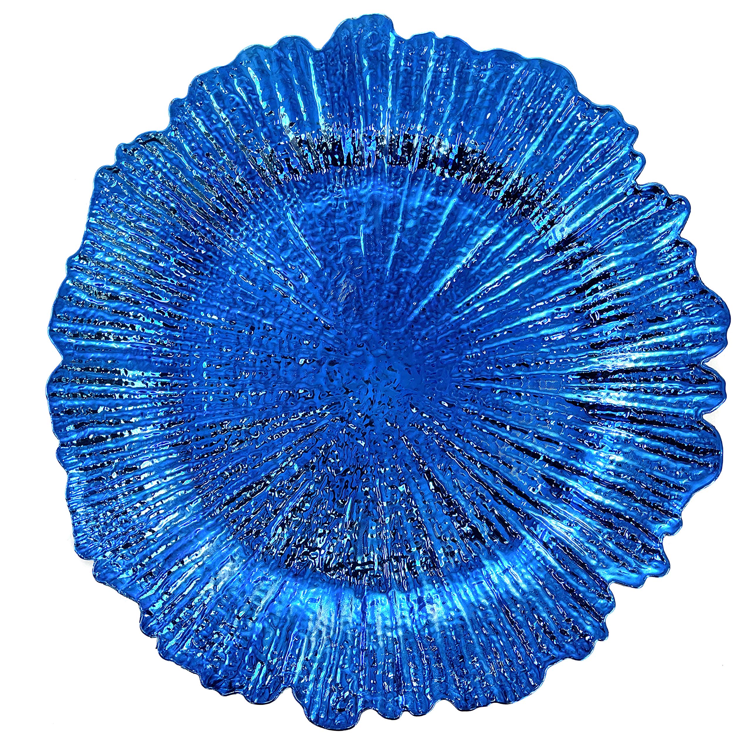 Allgala 13-Inch 6-Pack Heavy Quality Round Charger Plates-Reef Gold-HD80331