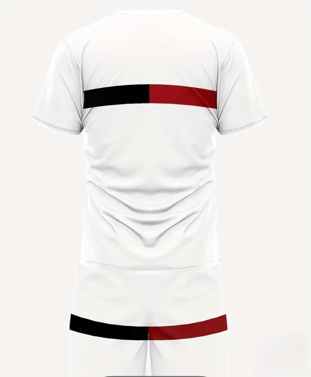 Men's Athletic Striped T-Shirt & Shorts Set | Tayamek Anamera