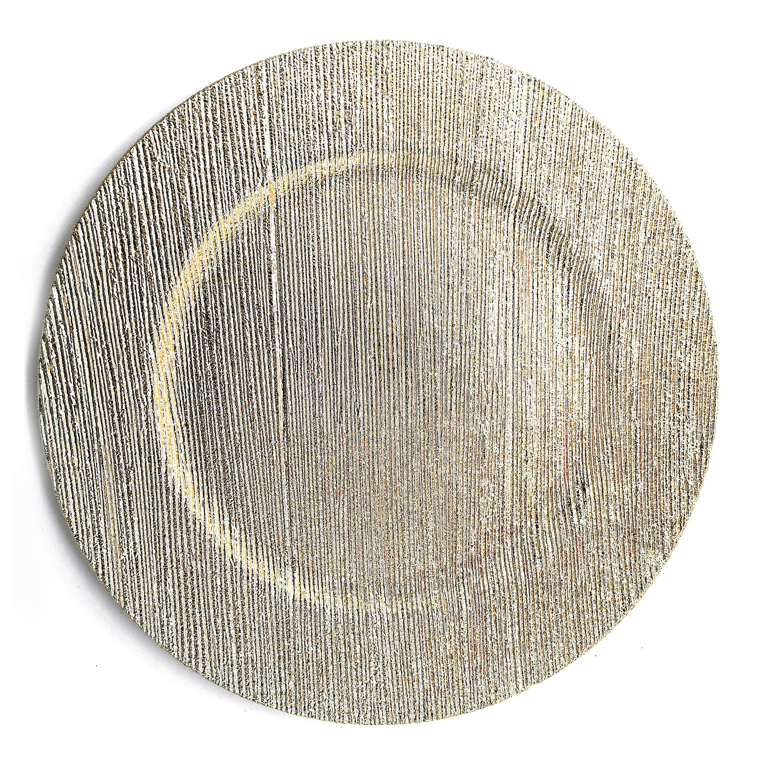 Allgala 13-Inch 6-Pack Heavy Quality Round Charger Plates-Reef Gold-HD80331