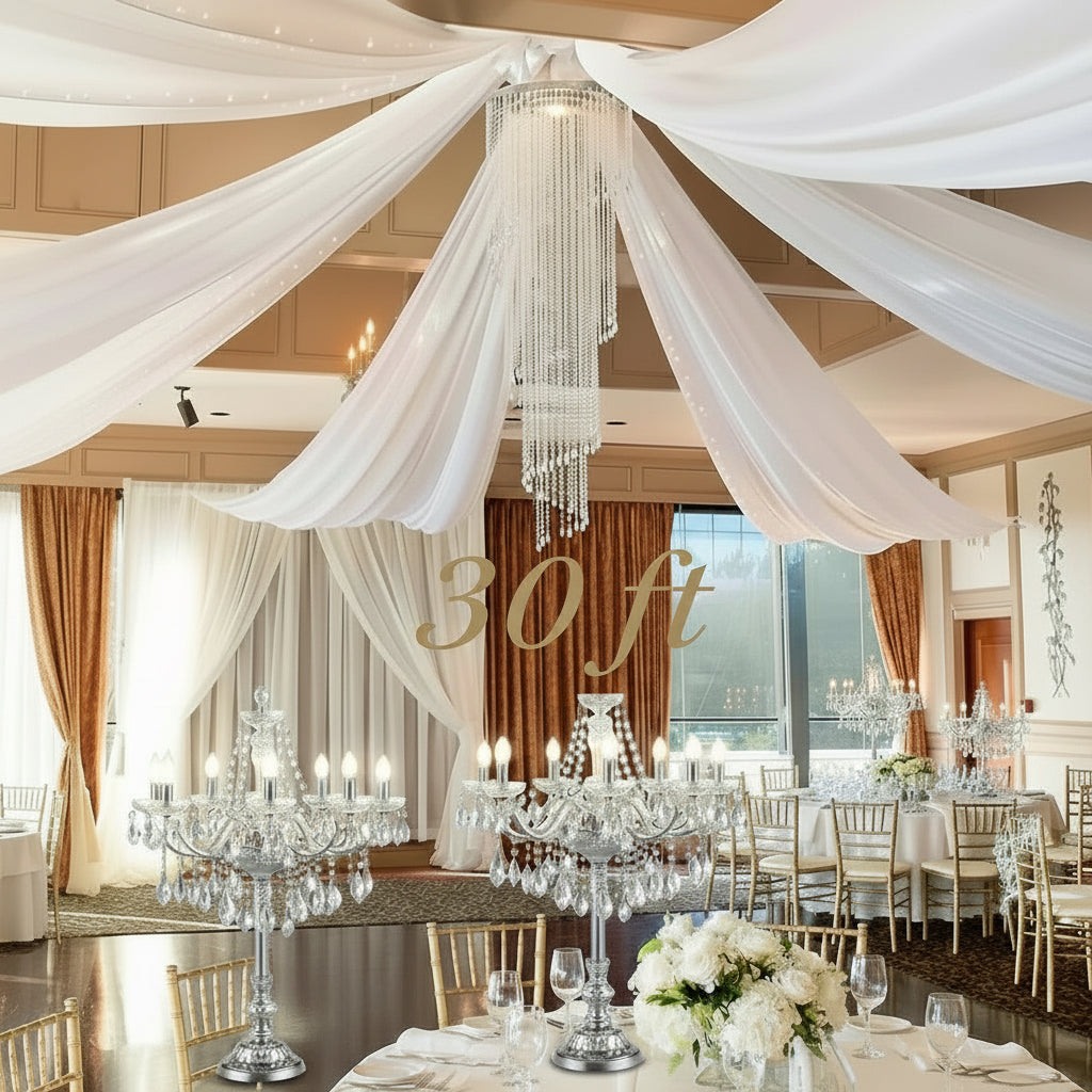 Chiffon Ceiling Panels – 6pcs | Tayamek Anamera Rental
