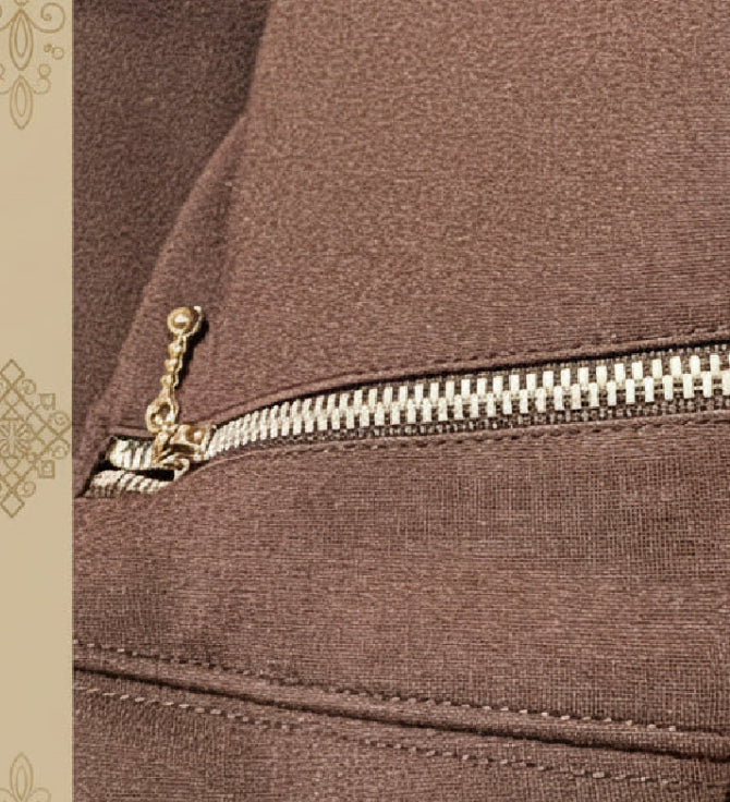 Black Lifestyle Pants with Front Zipper Pocket – Second Hand