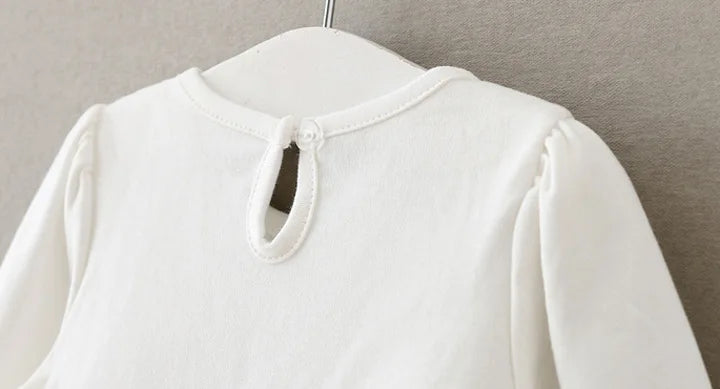 Newborn Baby Dress Girl Clothes Lace Long Sleeve Wedding Christening Gowns Dress for Infant New Year Girls Dresses