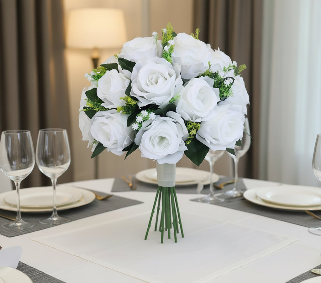 Roses Artificielles avec Tiges | Location Tayamek Anamera