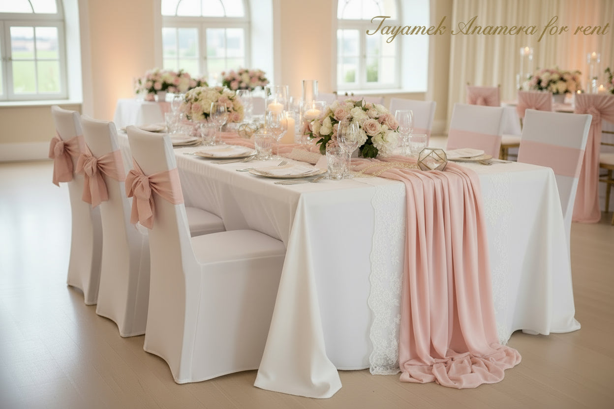 Decorative Ribbons Rental All Colors | Tayamek Anamera Events