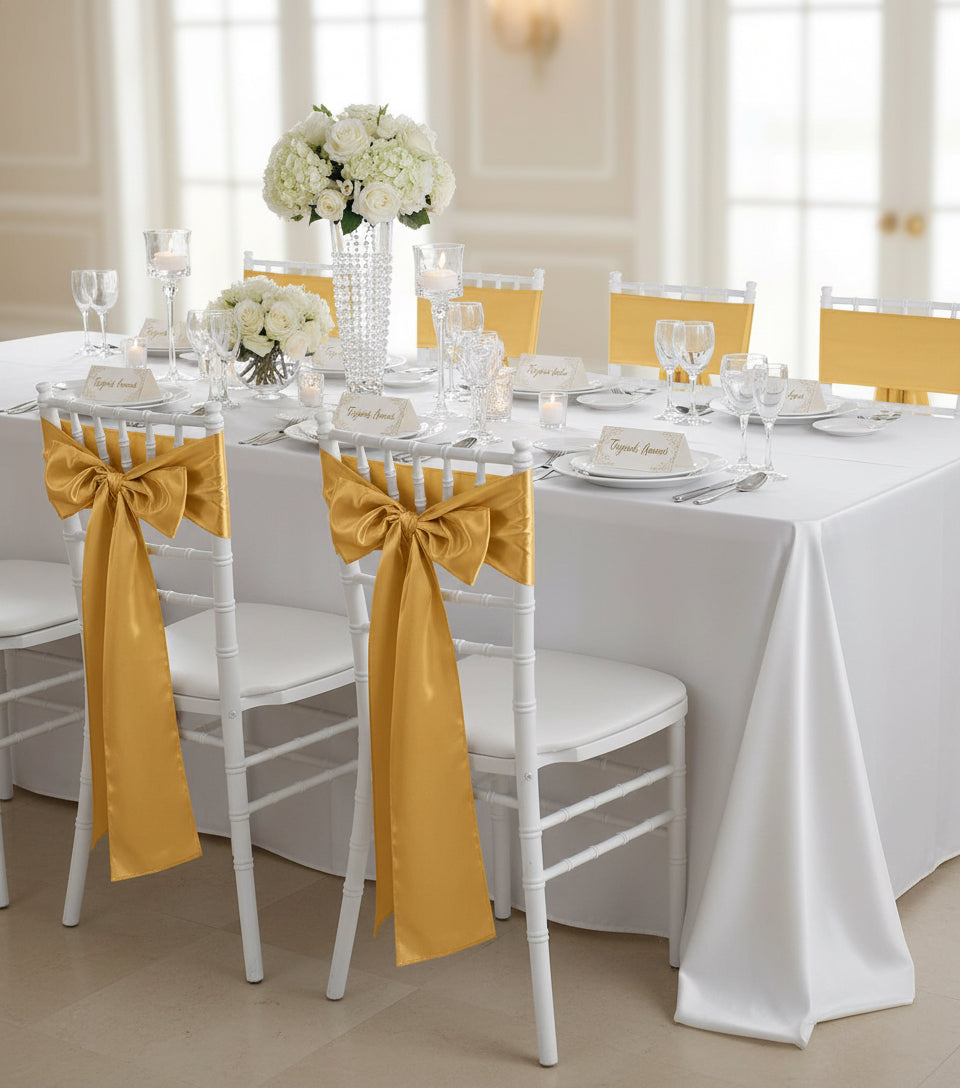 Decorative Ribbons Rental All Colors | Tayamek Anamera Events