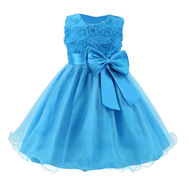Girls White Dress For First Communion Dresses Elegant Teenager Flower Girls Wedding Birthday Party Prom Gown Children Dress