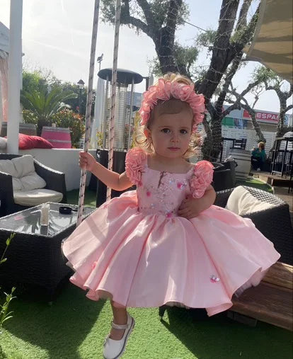 New baby high-end dress is suitable for 0-4-year-old baby old party dress girl dress embroidered sweet children's clothing
