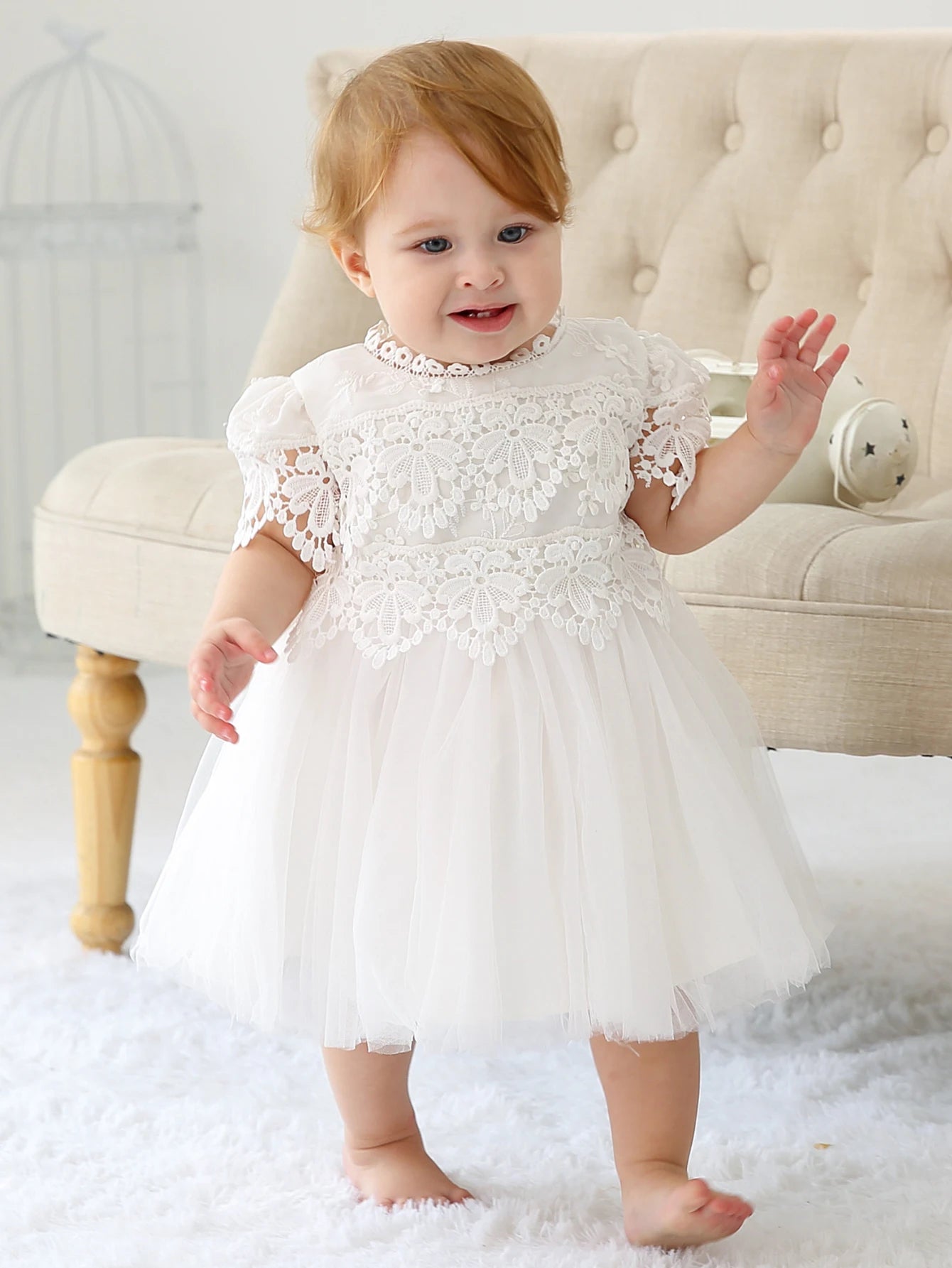 Baby Christening Stuff Dress Baby Girl Dress Party Birthday Wedding Princess White Dresses