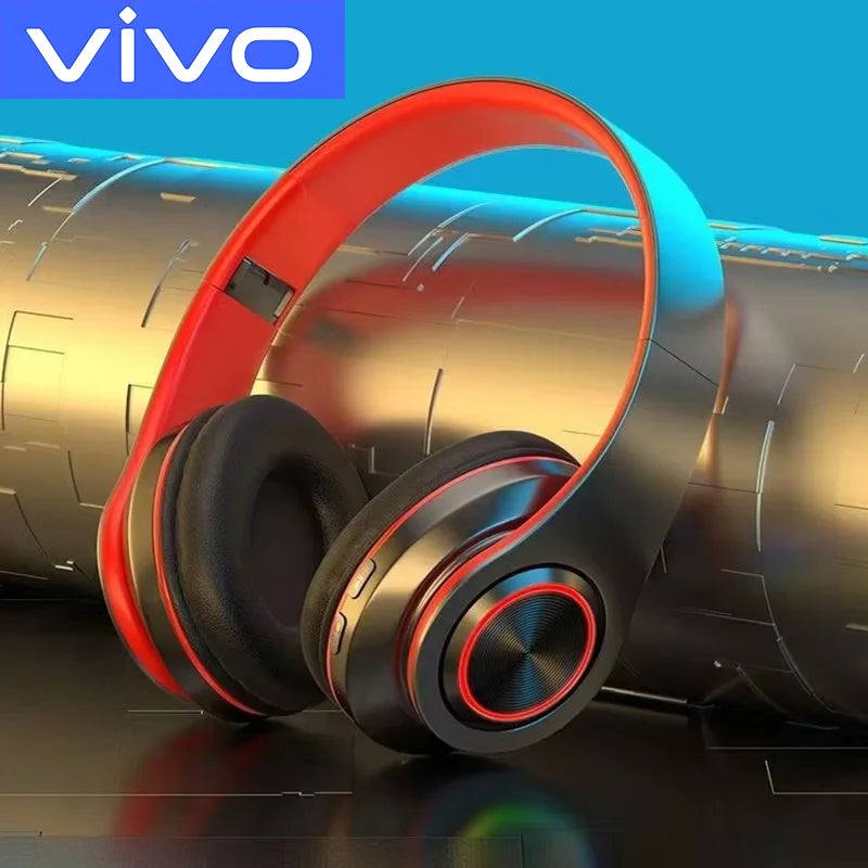VIVO B39 Wireless Bluetooth Head With Mic Noise Cancelling mounted Headphones HiFi Stereo Sport Gaming Headsets Earphones