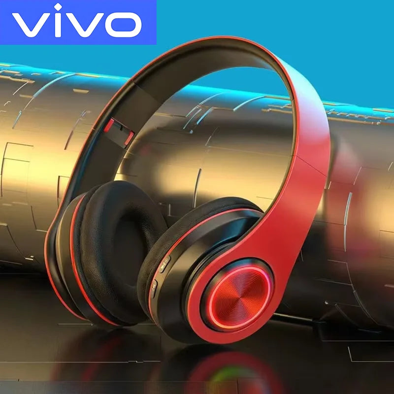 VIVO B39 Wireless Bluetooth Head With Mic Noise Cancelling mounted Headphones HiFi Stereo Sport Gaming Headsets Earphones