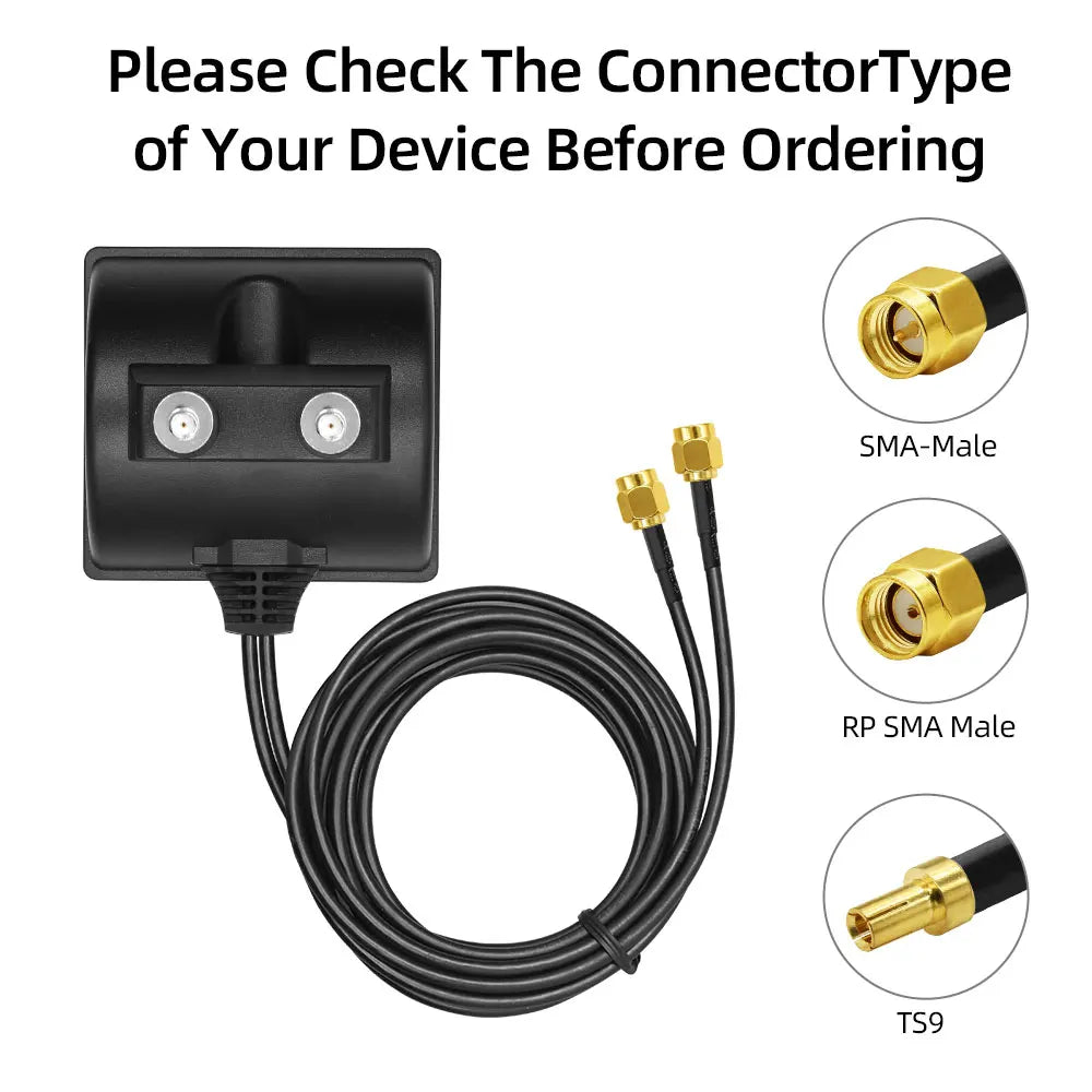 2.4G 5.8G Dual Band WiFi Wireless Router Antenna Omni Directional Plug Connector Magnetic Base with RP SMA Male Connector