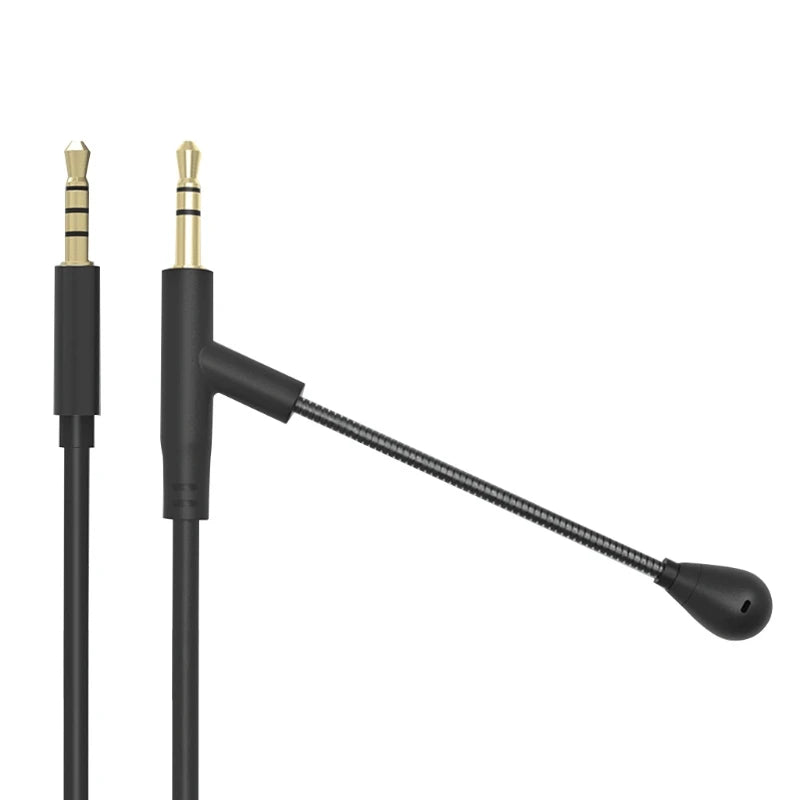 DX62 3.5mm Boom Microphone Volume Cable For V-MODA Crossfade M-100 To Gaming Headphone