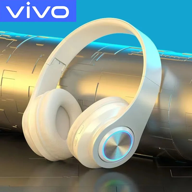VIVO B39 Wireless Bluetooth Head With Mic Noise Cancelling mounted Headphones HiFi Stereo Sport Gaming Headsets Earphones