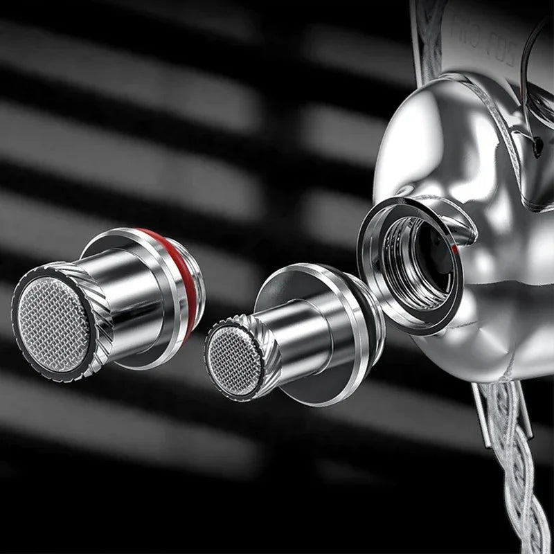FIIO FD5 Earphones Flagship Dynamic High Quality Headphones with Interchangeable Sound Tubes Earbuds and 2.5mm/3.5mm/4.4mm Plug