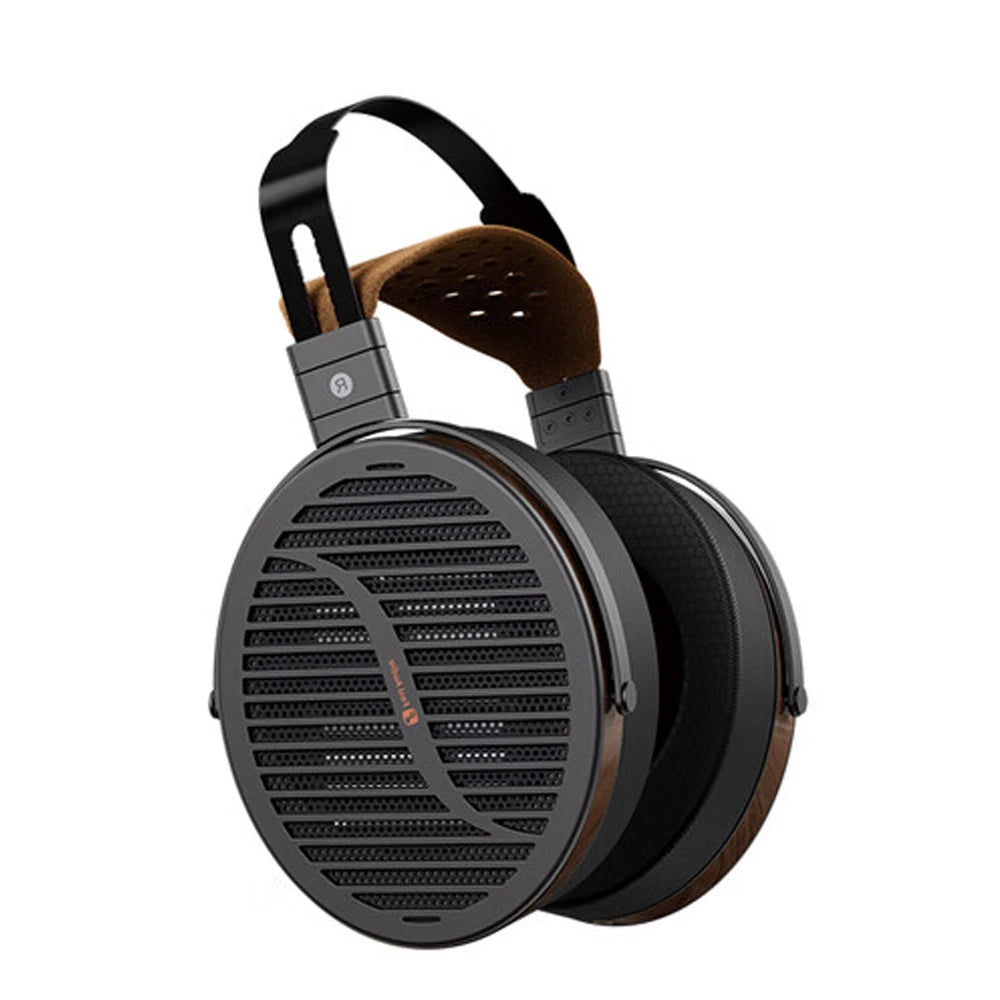 Fosi Audio I5 Planar Magnetic Open-Back Headphones 97mm Diaphragm CNC Metal Walnut Wood Audiophile Wired Stereo Headset