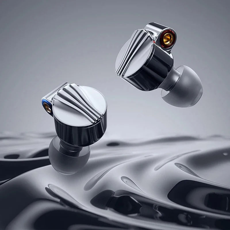 FIIO FD5 Earphones Flagship Dynamic High Quality Headphones with Interchangeable Sound Tubes Earbuds and 2.5mm/3.5mm/4.4mm Plug