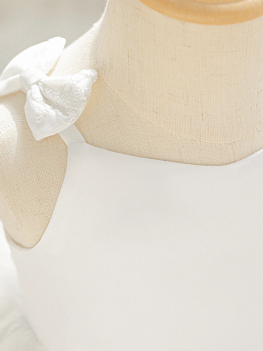 Toddler Baptism Party Girl Dress Baby Big Bow Lace White Wedding Bridesmaids Princess Prom Gown Embroidery Girls Evening Dresses