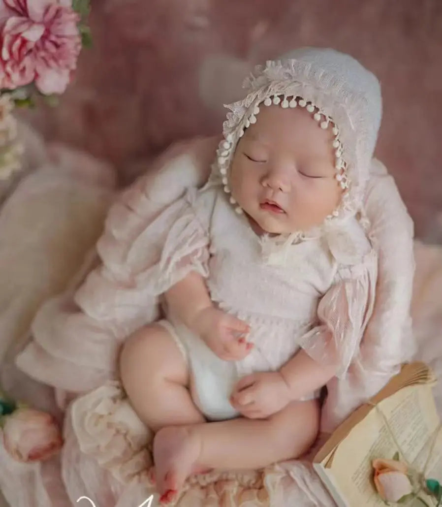Baby Girl Dress  Newborn Photography Props  Lace Romper Bodysuits Outfits Photography Girl Dress