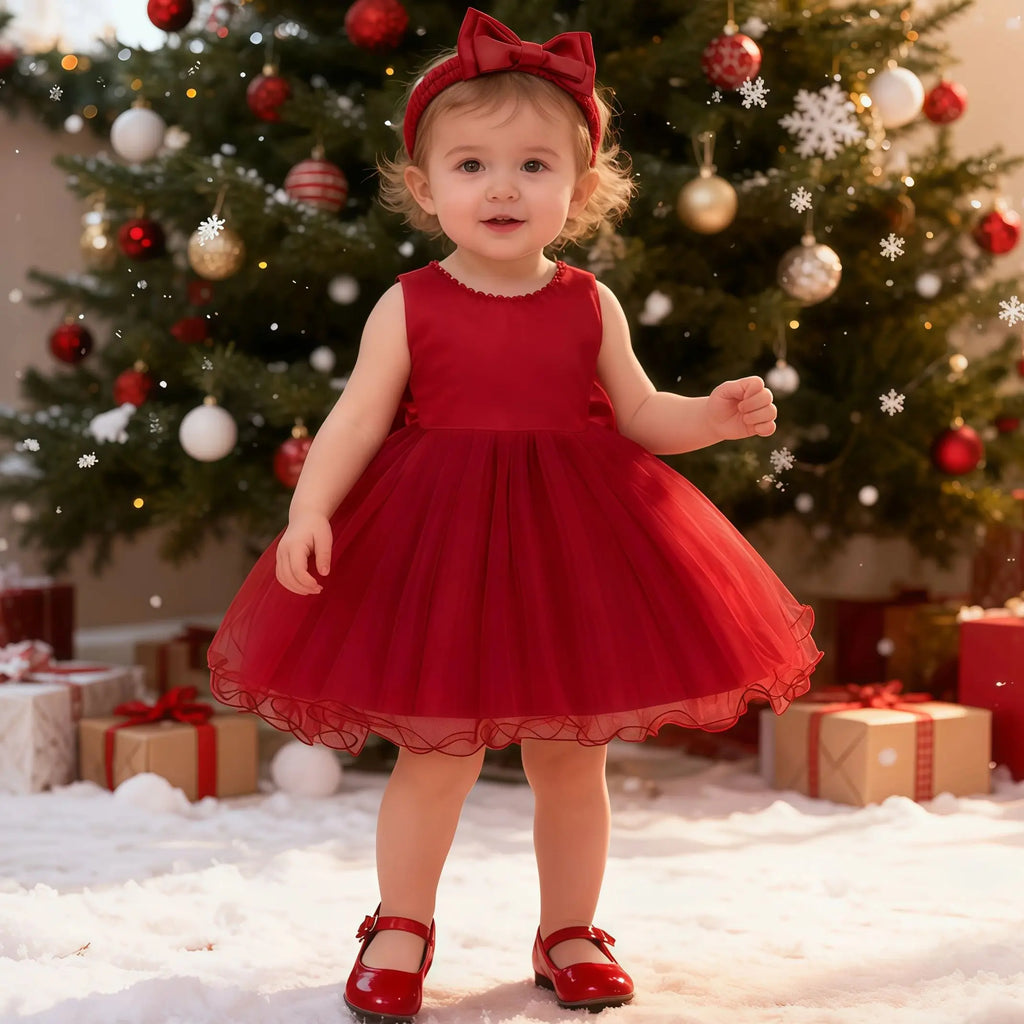 Newborn Baptism Dress For Baby Girl 1st Birthday Party Wedding Princess Dress For Bridesmaids Infant Formal Christening Vestidos