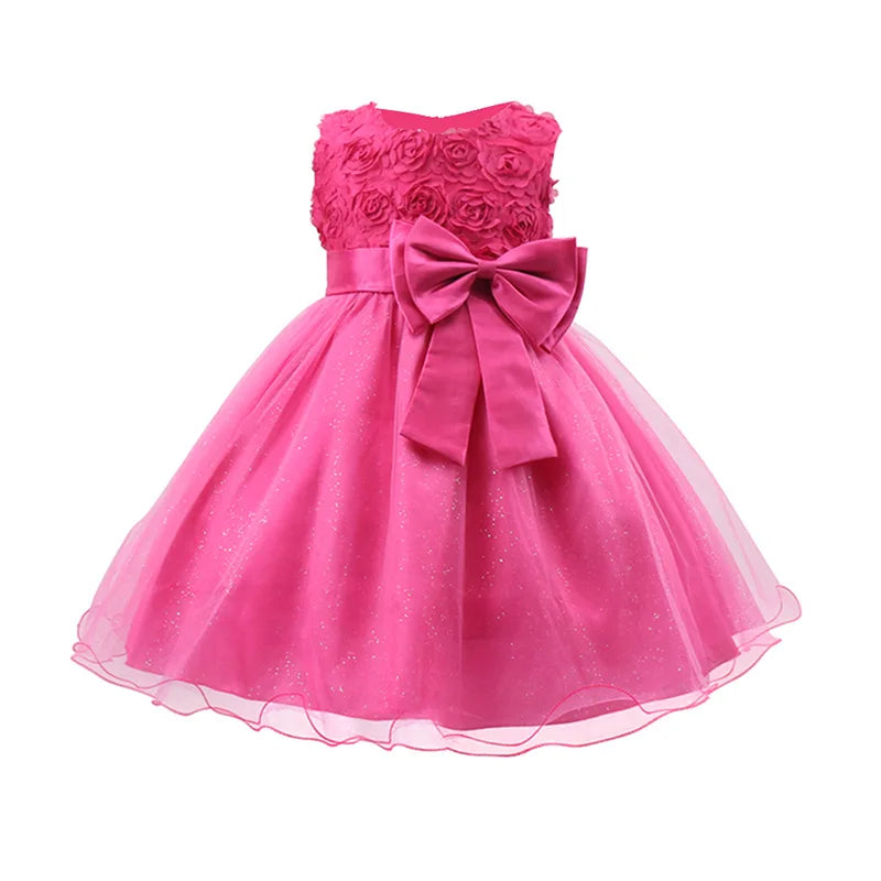 Girls White Dress For First Communion Dresses Elegant Teenager Flower Girls Wedding Birthday Party Prom Gown Children Dress