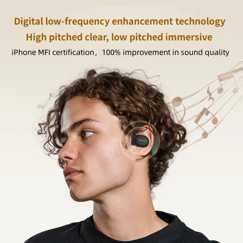 Dacom Bluetooth 5.3 Earphones H11 Pro Not in Ear True Wireless OWS Dual Ear Hanging Open High-Definition Noise Reduction