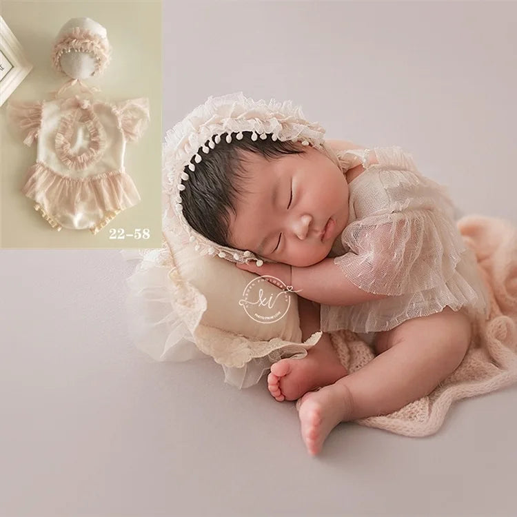 Baby Girl Dress  Newborn Photography Props  Lace Romper Bodysuits Outfits Photography Girl Dress