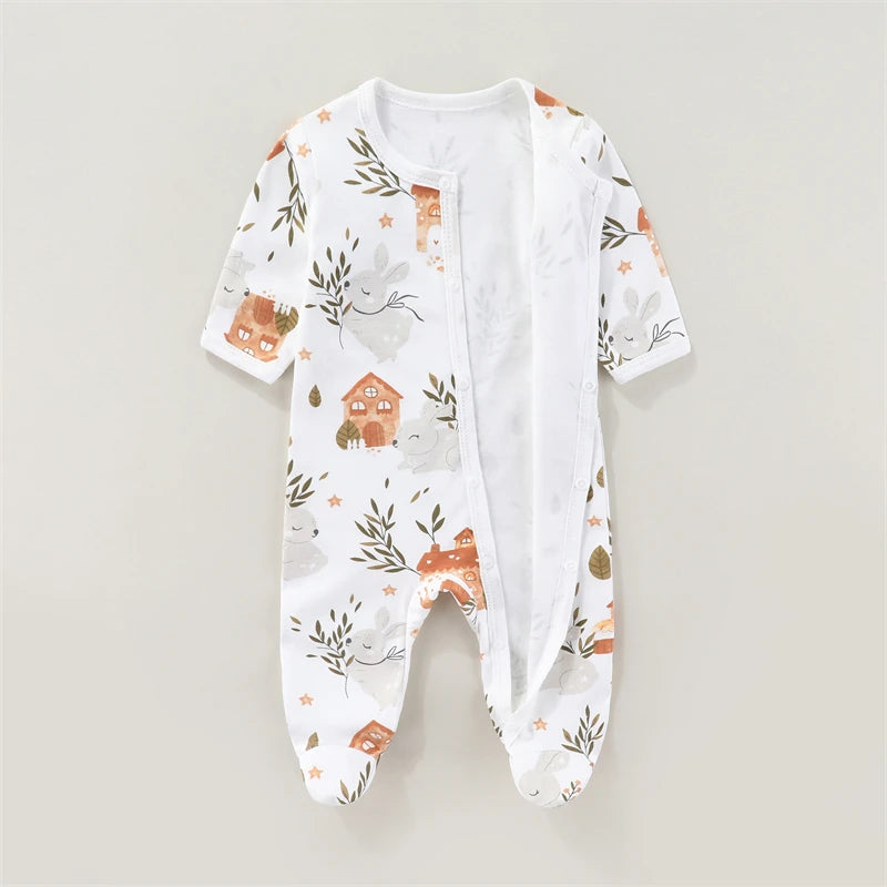 Newborn Baby Clothes New Autumn Winter Baby Bodysuit Summer Girl Romper Soft Boys Jumpsuit Children's Clothes 0 to 9 Months