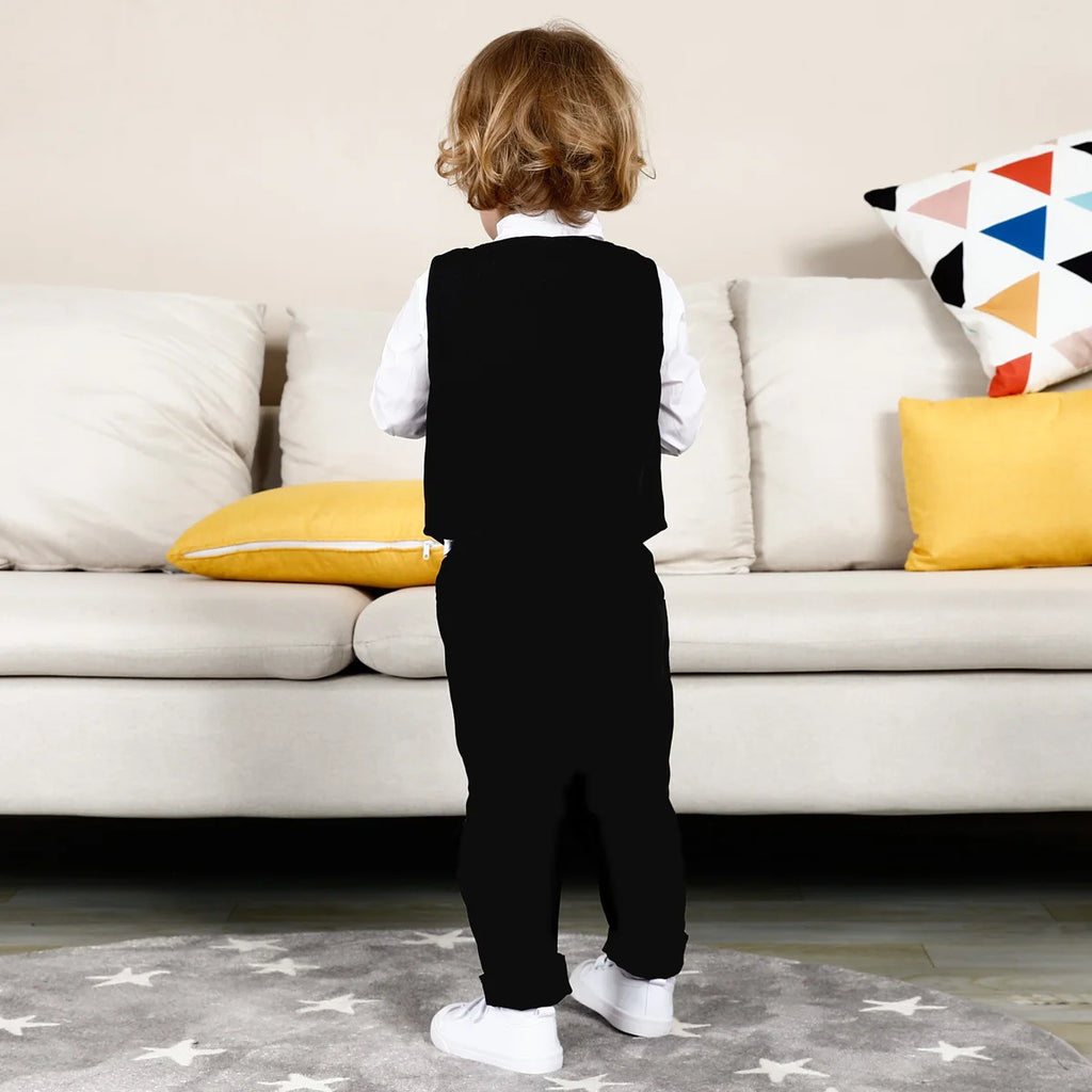 Baby Wedding Outfit Boy Toddler Baptism Suit Kids Birthday Party Easter Gift Clothes Infant Gentleman Xmas Clothing Set 3PCS