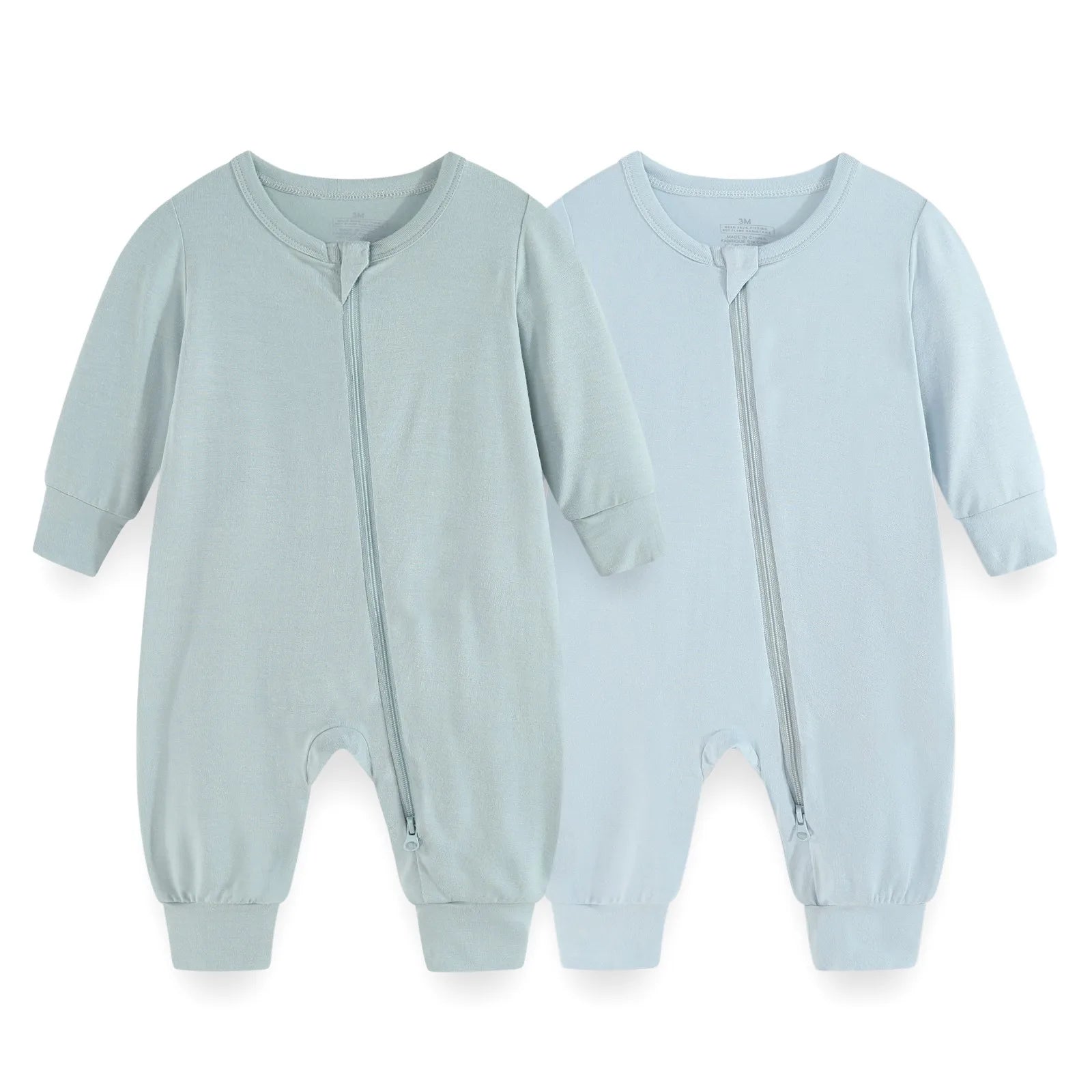 2/3Pieces Cotton Baby Girl Clothes Sets Unisex Rompers 0-24M New Born Baby Boy Clothes 2-Way Zipper Cartoon Autumn Spring