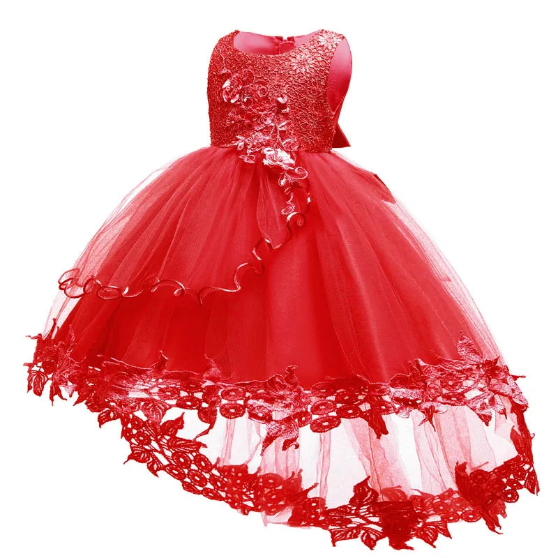Newborn Clothes Baby Princess Christmas Dresses For Baby Girls Birthday Dress Infant Party Evening Baptism Wedding Gown 0-24M