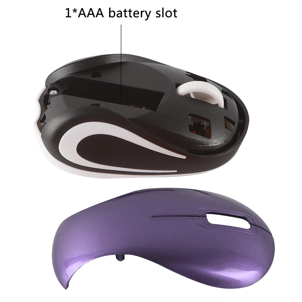 Wireless 2.4G Mouse Mini Light Weight Portable Mause Plug And Play PC And Laptop Universal Suitable Kid Or Small Hand Office Use