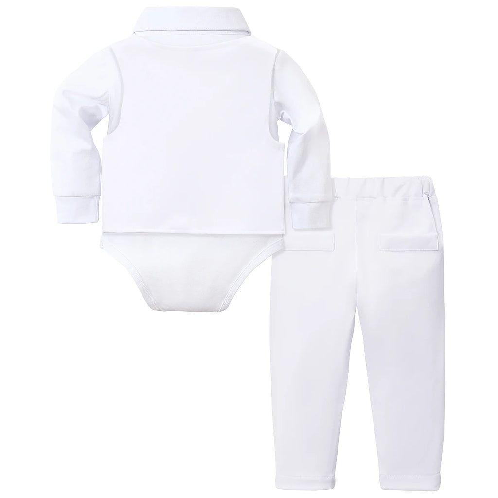 Baby Boy Baptism Outfit Infant First Easter Church Christening Suit Set Toddler Formal Wedding Birthday Party Gift Clothes