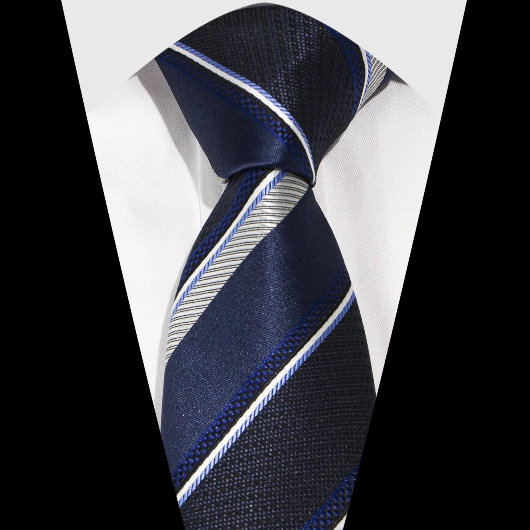 Black Necktie Business Casual Plaid Corbatas for Wedding Party Men Accessories Valentines Gift Students Tie Gifts for Boys