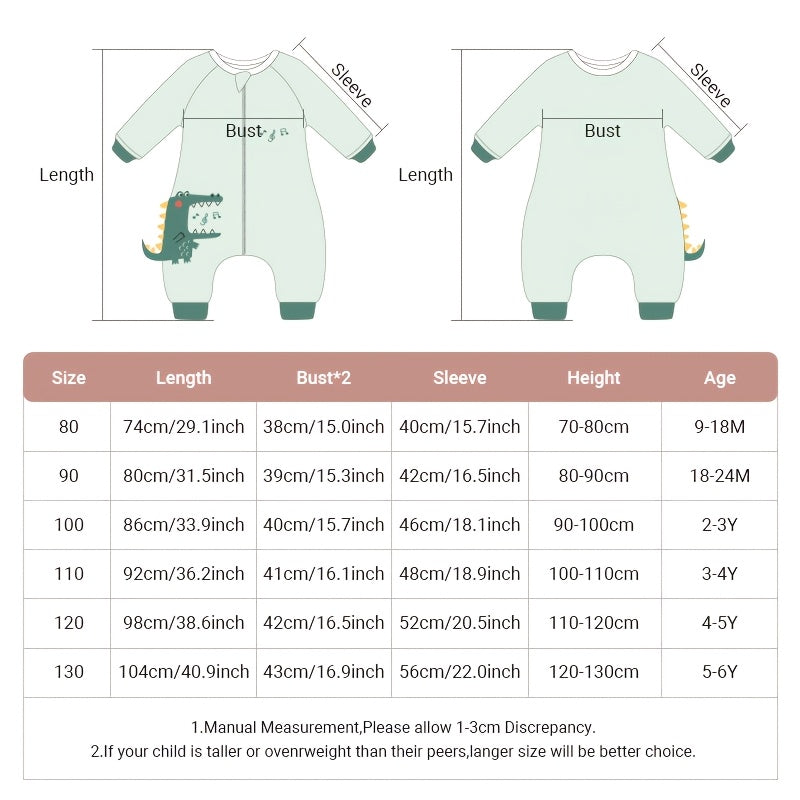 Baby Sleeping Bag Flannel Baby Spring And Autumn Children's Anti-kick Quilt Split Leg Constant Temperature New One-piece Sleeping Bag Christmas, Thanksgiving day, New Year, Valentine's Day Gift