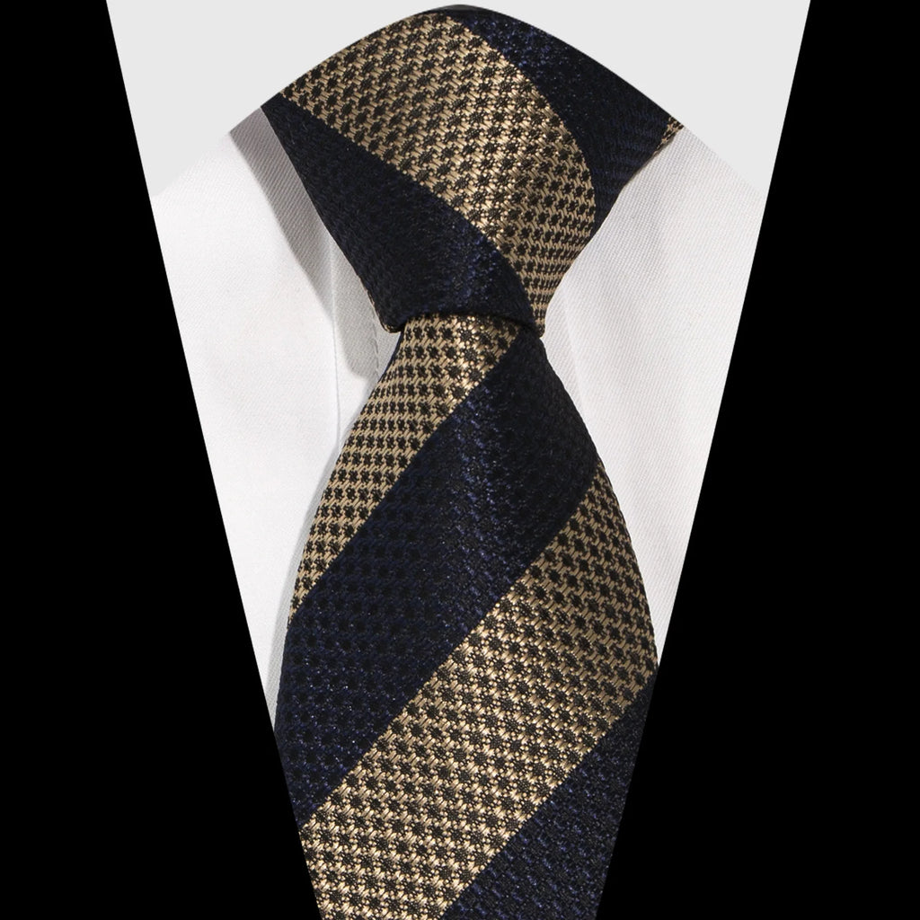 Black Necktie Business Casual Plaid Corbatas for Wedding Party Men Accessories Valentines Gift Students Tie Gifts for Boys