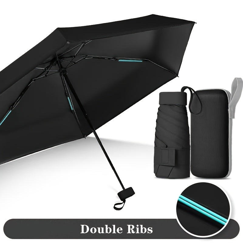 [Portable Umbrella] High-Quality Multi-Color Foldable Mini Pocket Umbrella | Lightweight Portable Travel Umbrella for Christmas, Valentine's Day, Mother's Day, Women's Day, Ramadan, and Birthday Gifts