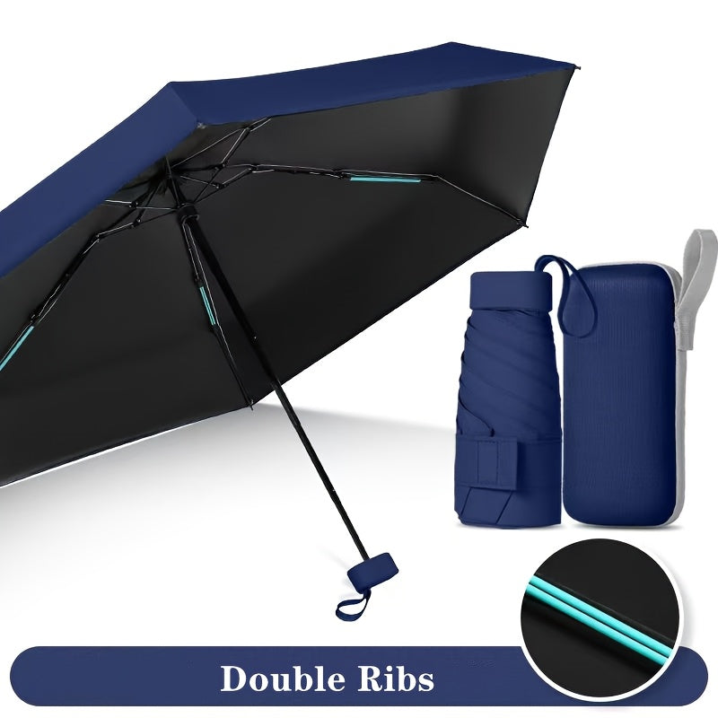 [Portable Umbrella] High-Quality Multi-Color Foldable Mini Pocket Umbrella | Lightweight Portable Travel Umbrella for Christmas, Valentine's Day, Mother's Day, Women's Day, Ramadan, and Birthday Gifts
