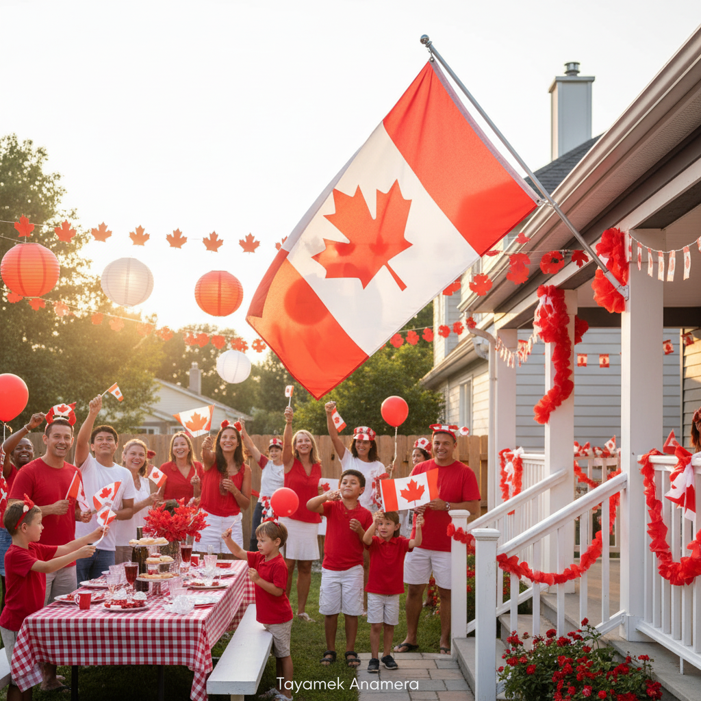 Canada Flag – Fête du Canada – Tayamek Anamera